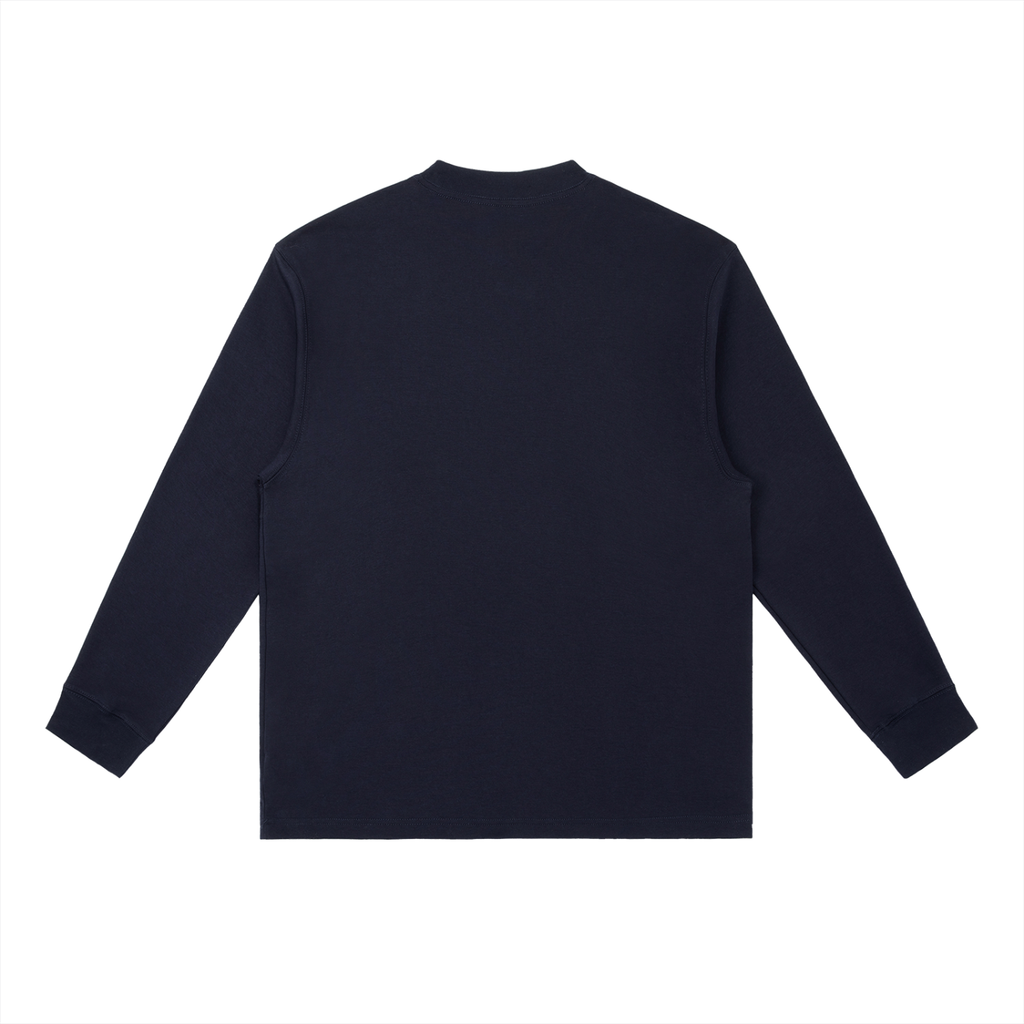 Men's "How Is This My Life" Crewneck Long-Sleeve T-Shirt