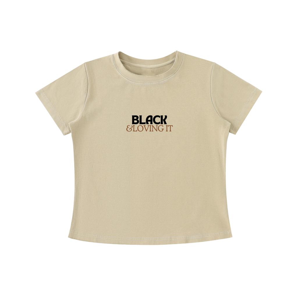 Black & Loving It - Slim Fit T-shirt