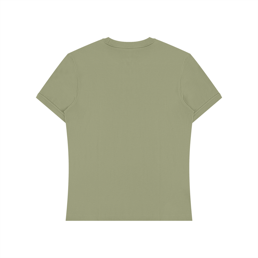 Heavyweight Slim Fit T-Shirt: Black Zone Apparel Branding