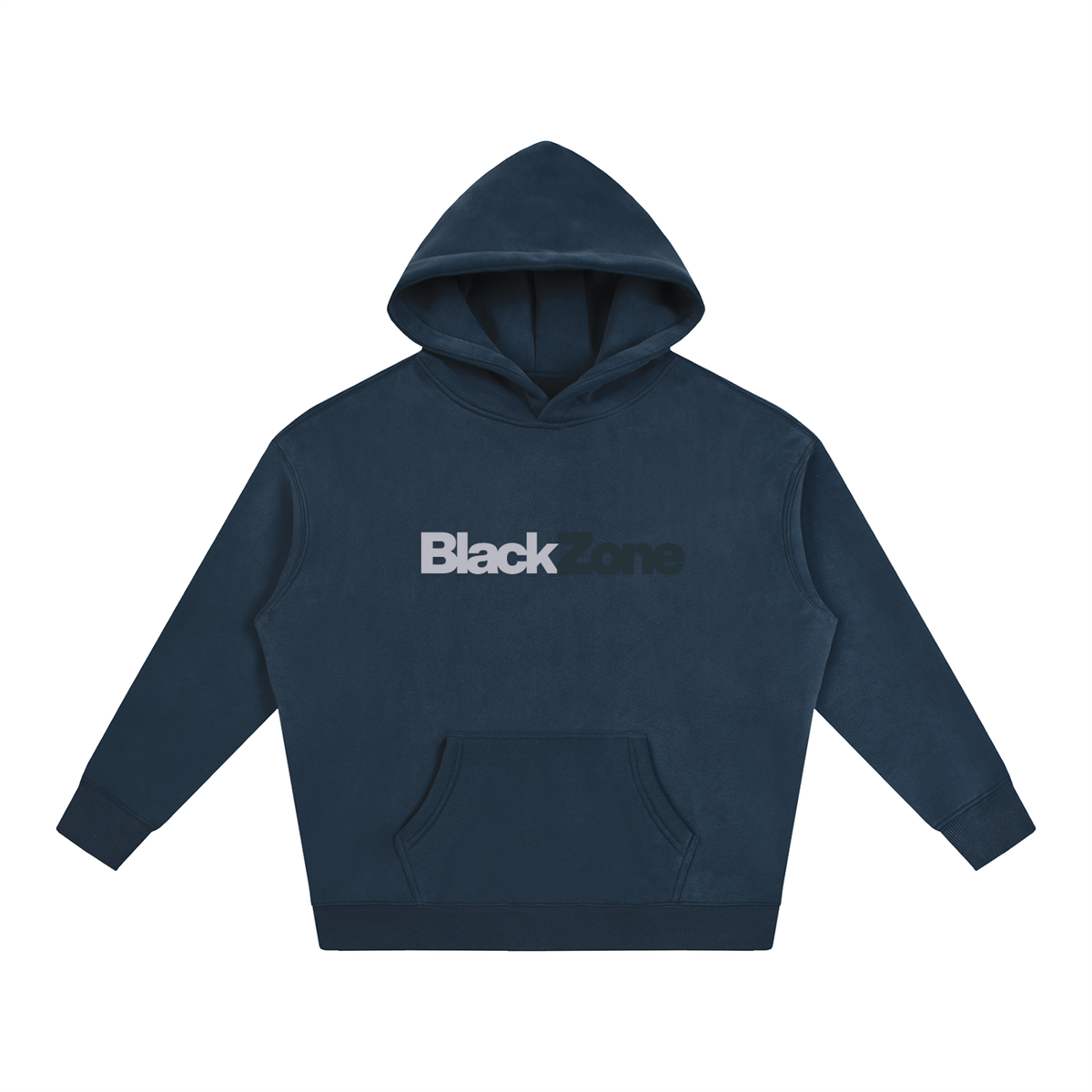 BlackZone Men’s Oversized Fleece Hoodie – 350 GSM Heavyweight Streetwear