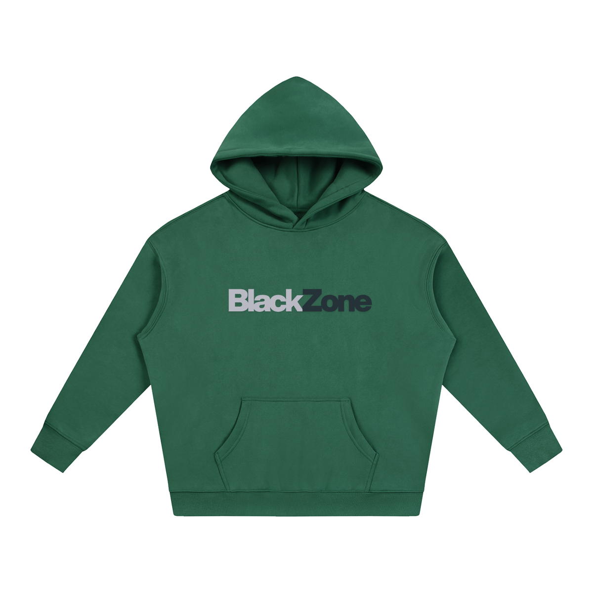 BlackZone Men’s Oversized Fleece Hoodie – 350 GSM Heavyweight Streetwear