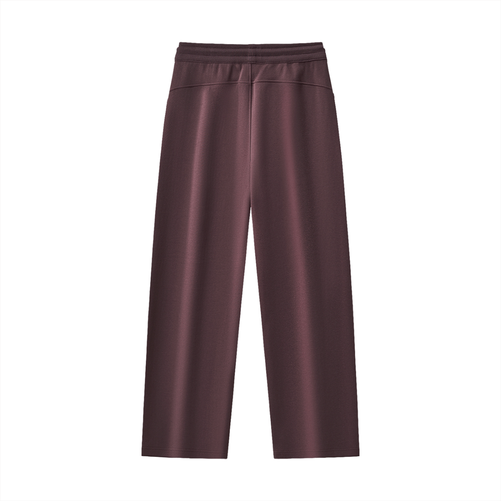 Women’s Essential Drawstring Straight-Leg Sweatpants – 350 GSM Cotton Blend