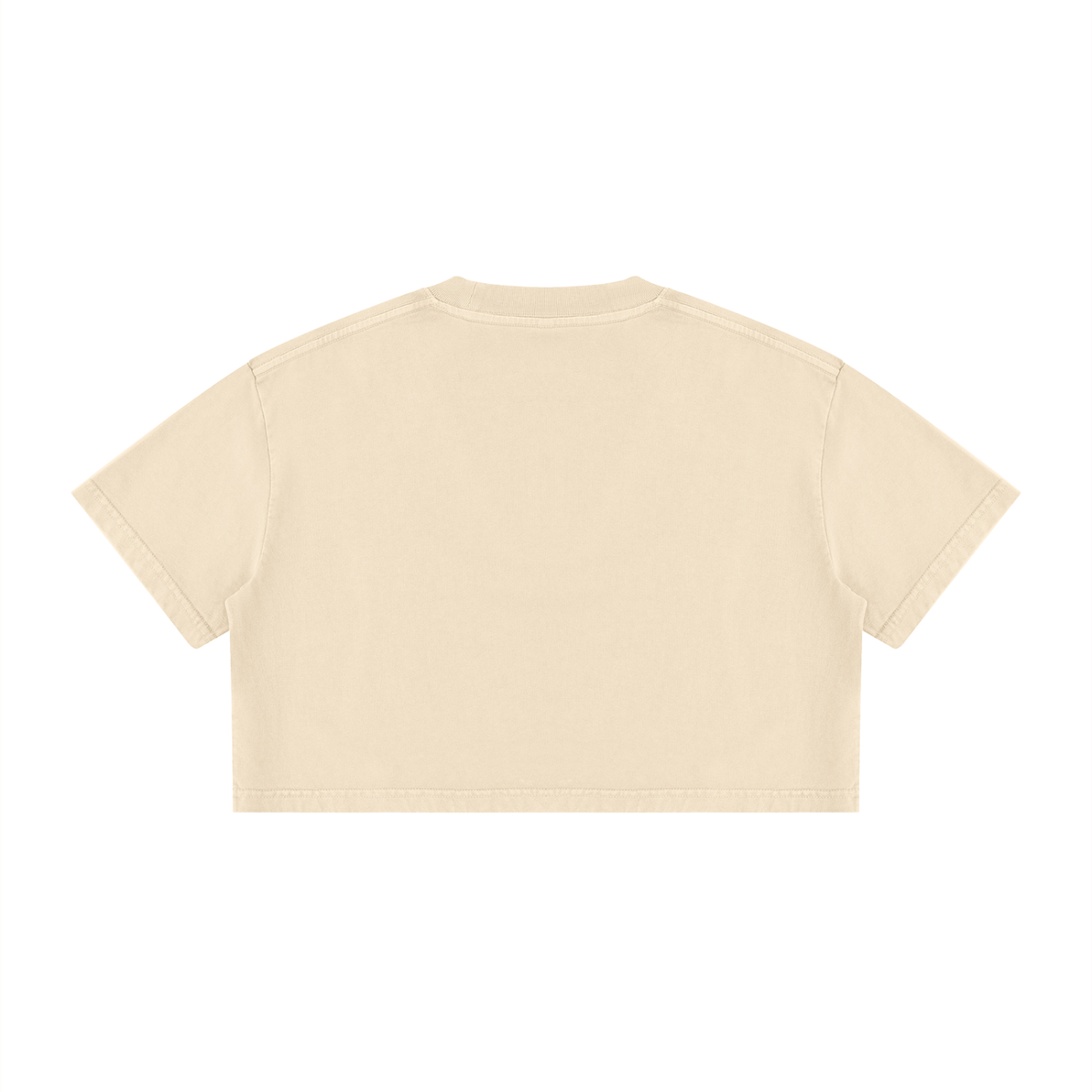 Women's Mineral Wash Cotton Crop T-Shirt: Call Me Boo!