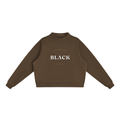 Living My Black Life - Women's Essential Fleece Mock-Neck Crew Sweatshirt