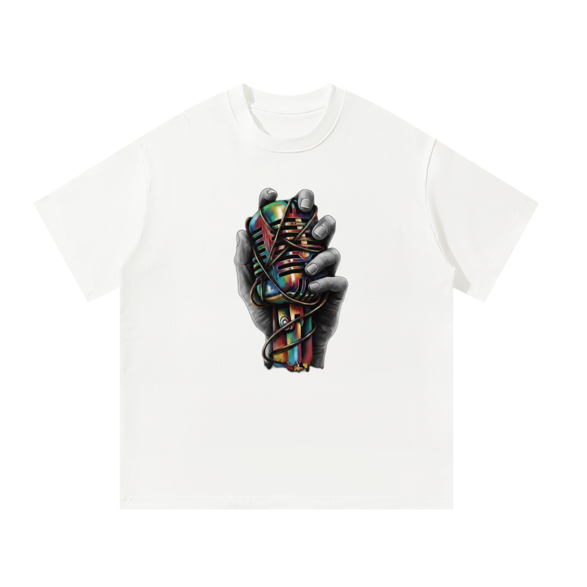 Men's Oversized T-Shirt: Grab The Mic