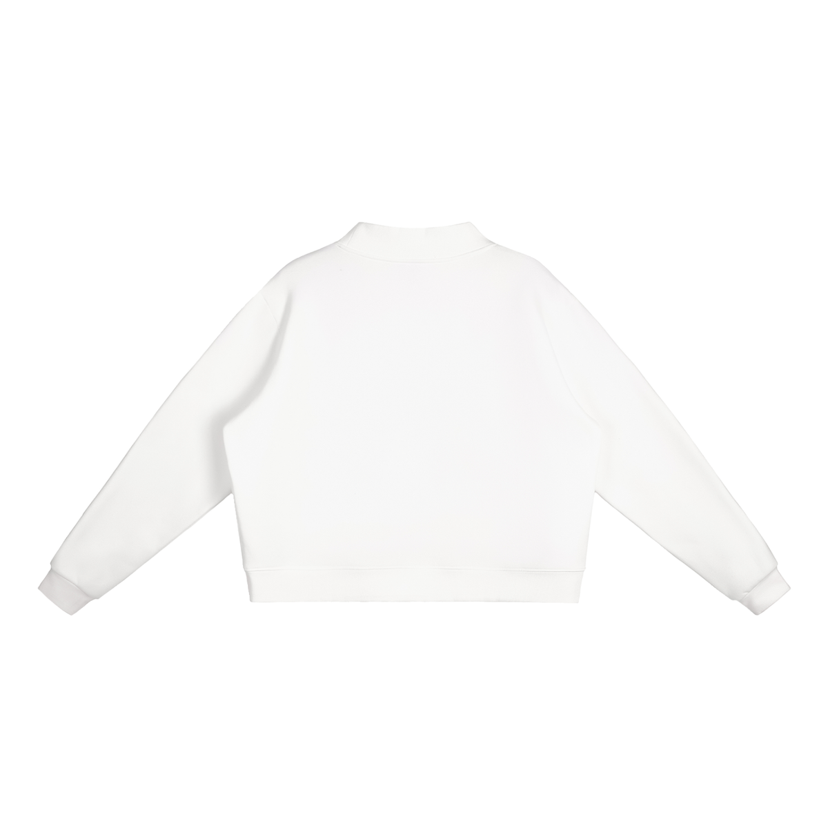 Women's Essential Fleece Mock-Neck Crew Sweatshirt