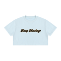 Women's Mineral Wash Cotton Crop T-Shirt