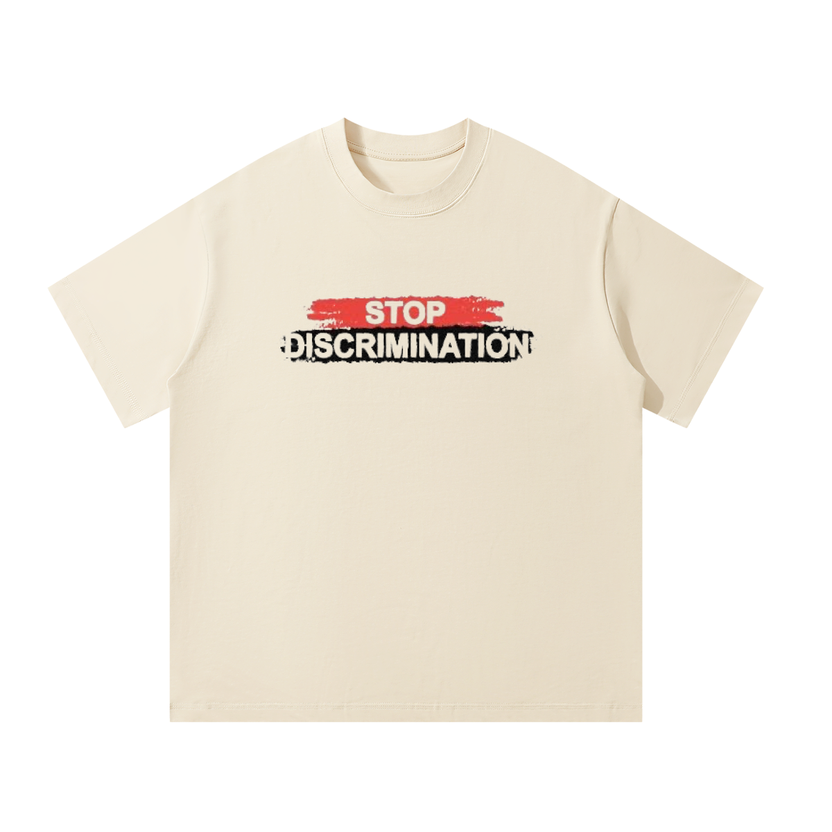 Men's Oversized T-Shirt: Stop Discrimination