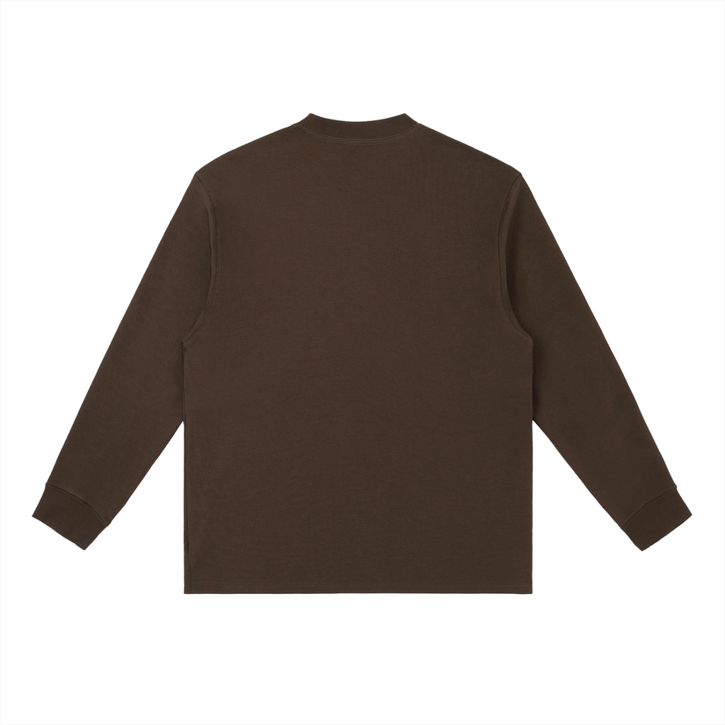 Men's "How Is This My Life" Crewneck Long-Sleeve T-Shirt