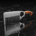 Heavy Duty Stainless Steel Beard Comb For Super Thick & Super Curly Beards