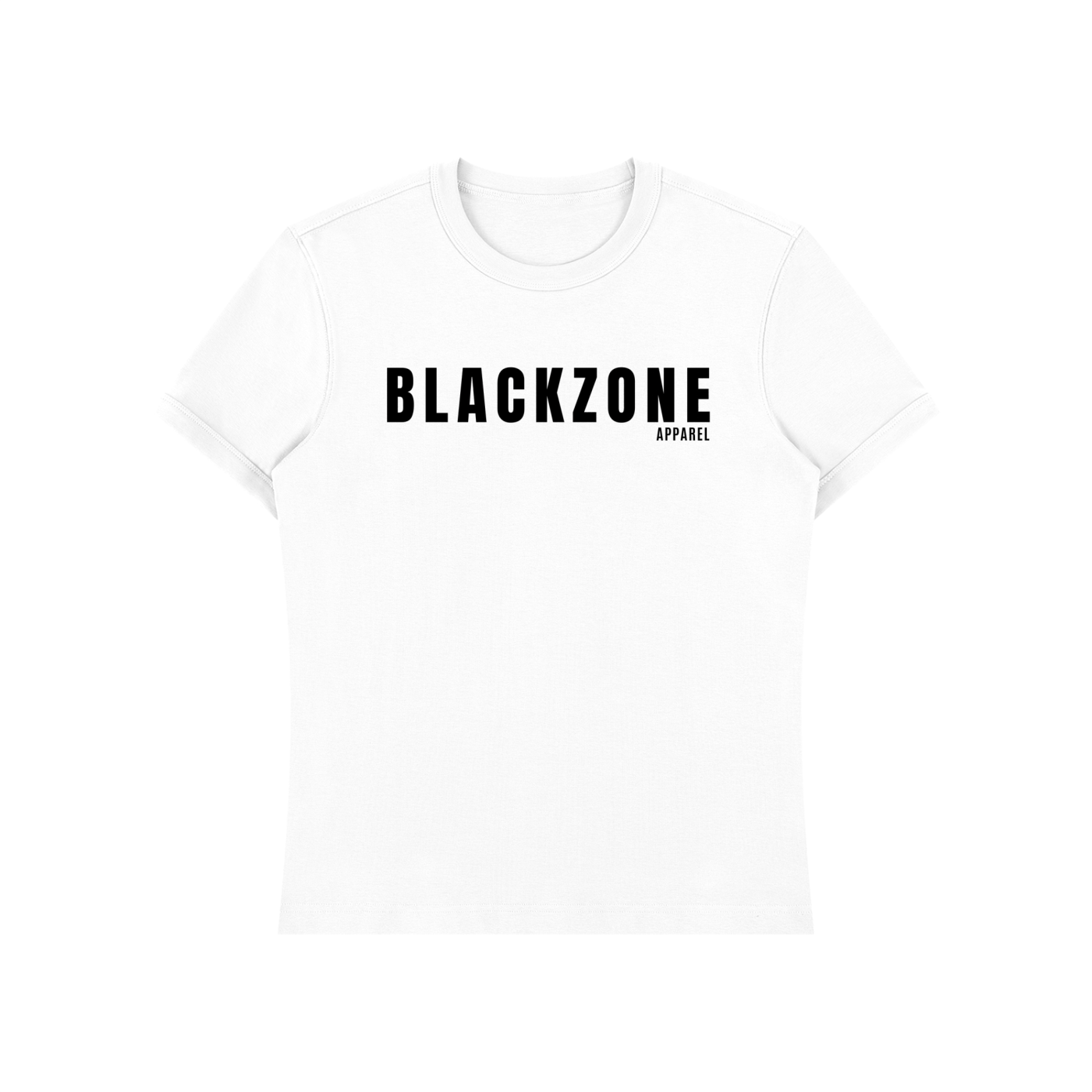 Heavyweight Slim Fit T-Shirt: Black Zone Apparel Branding