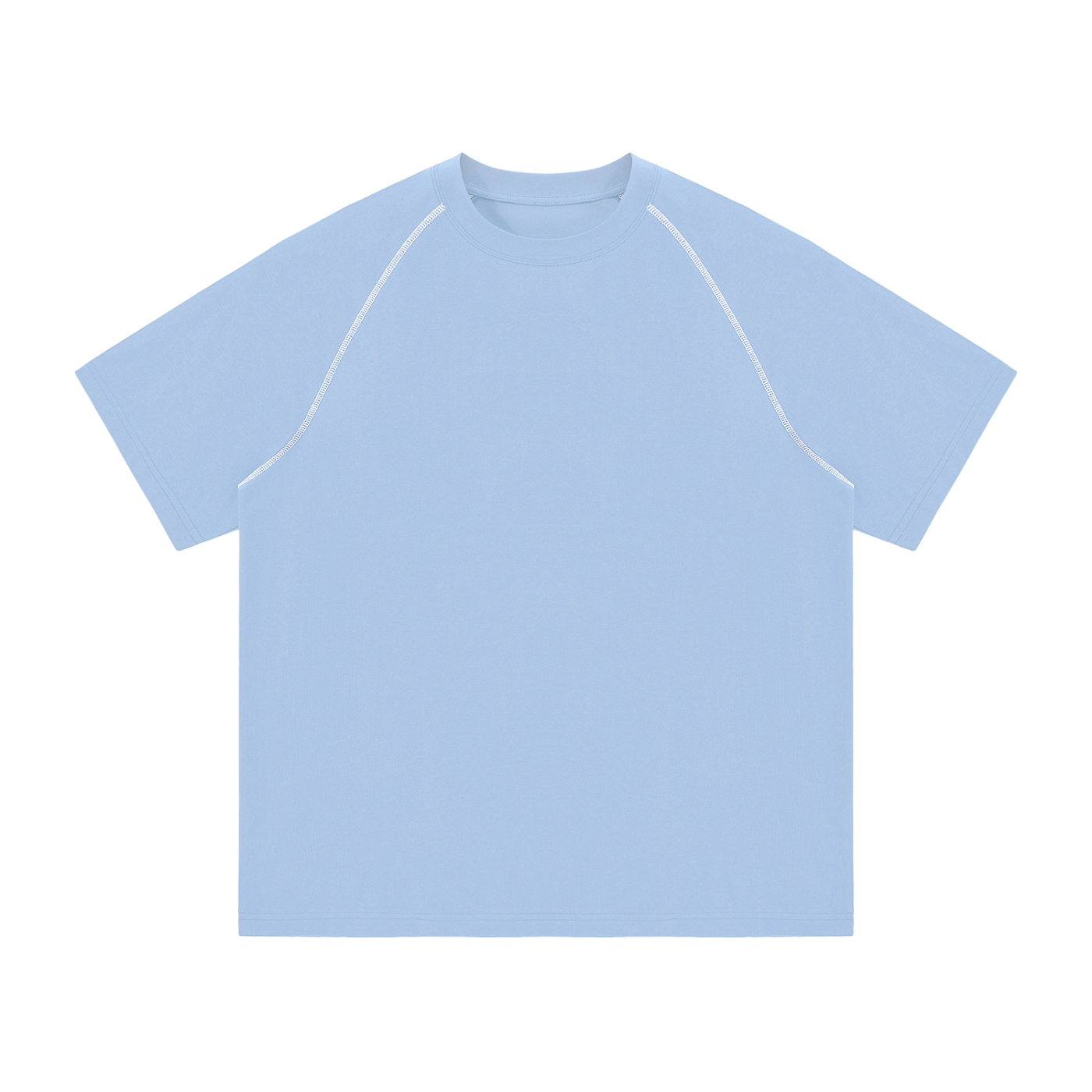 Contrast Stitch Raglan T-Shirt