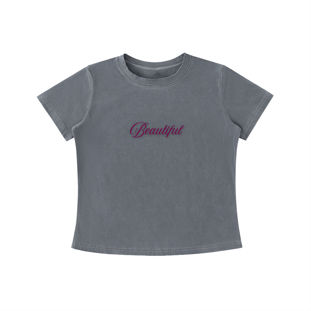 Vintage Wash Slim Fit T-shirt: Beautiful
