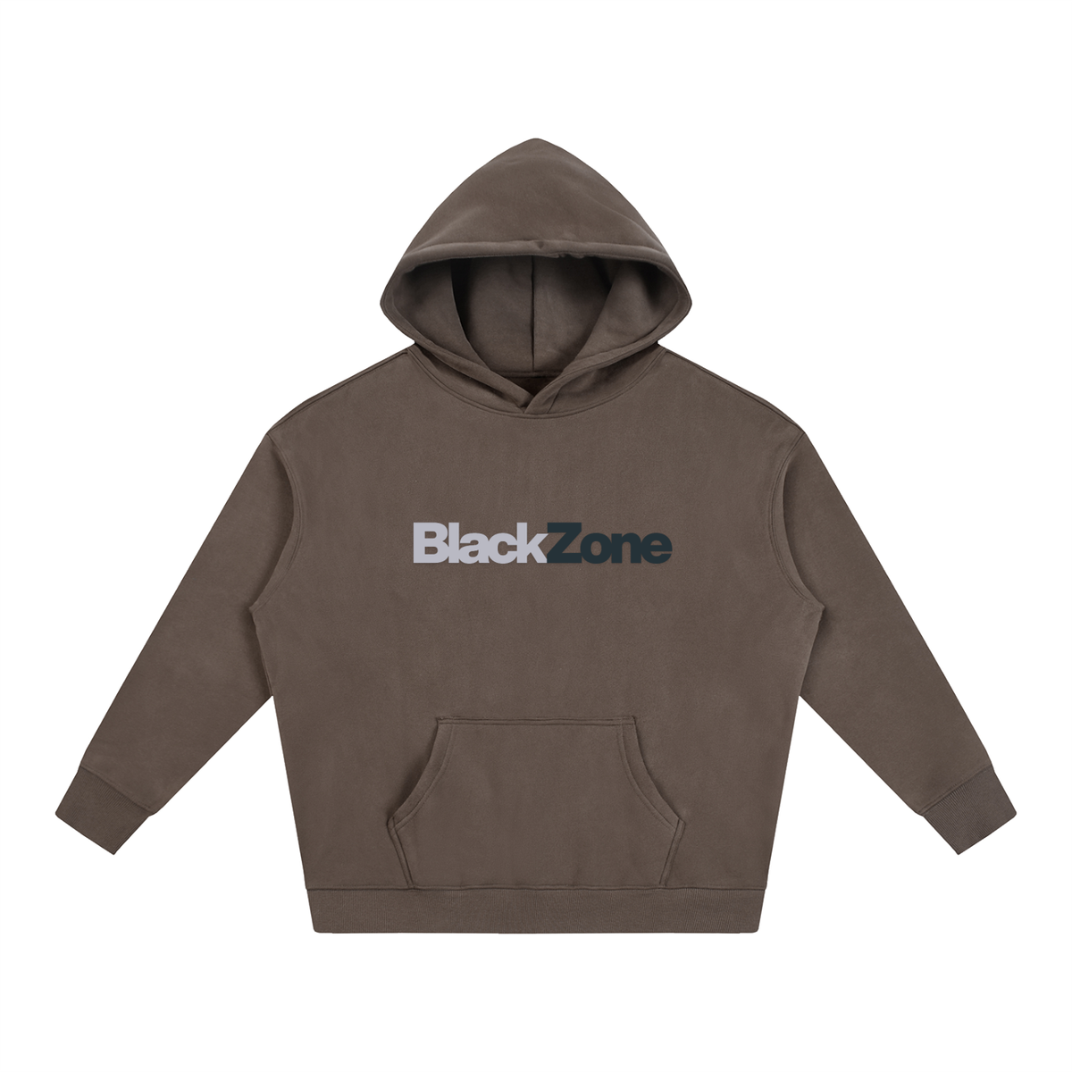 BlackZone Men’s Oversized Fleece Hoodie – 350 GSM Heavyweight Streetwear