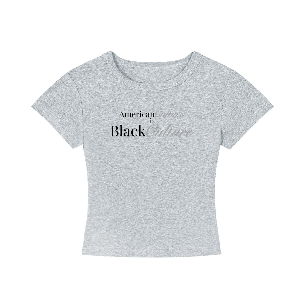 Women's Cropped T-Shirt: American Culture is Black Culture