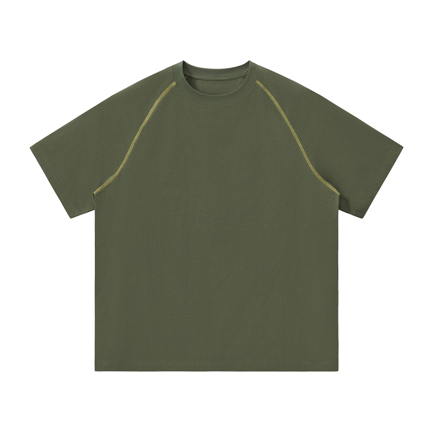 Contrast Stitch Raglan T-Shirt