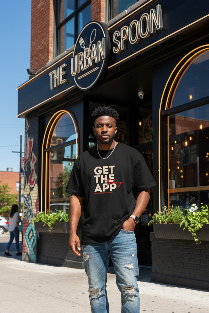 Men's Oversized T-Shirt: Get The App