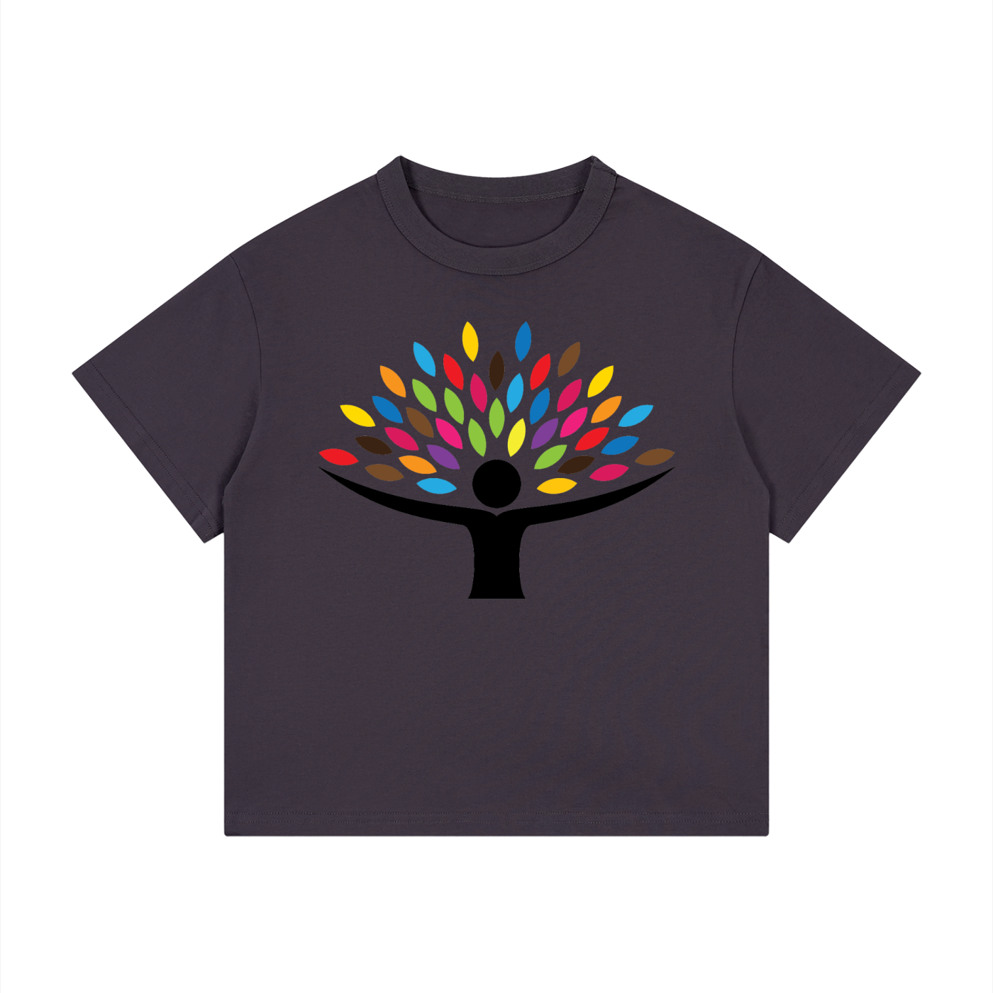 Girls "Spread Love" Kid's Loose Fit Drop Shoulder T-Shirt