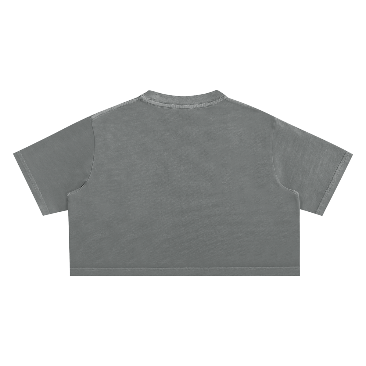 Slight Stretch Snow Washed Crop Top