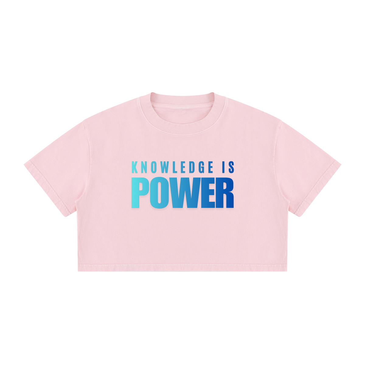 Women's Mineral Wash Cotton Crop T-Shirt
