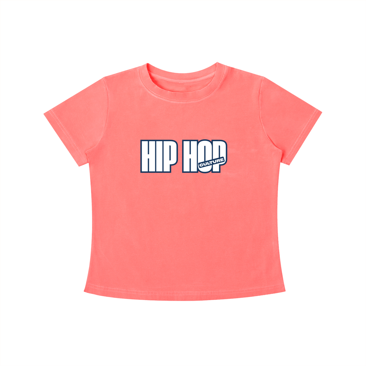 Hip Hop Culture Vintage Wash Slim Fit T-shirt: