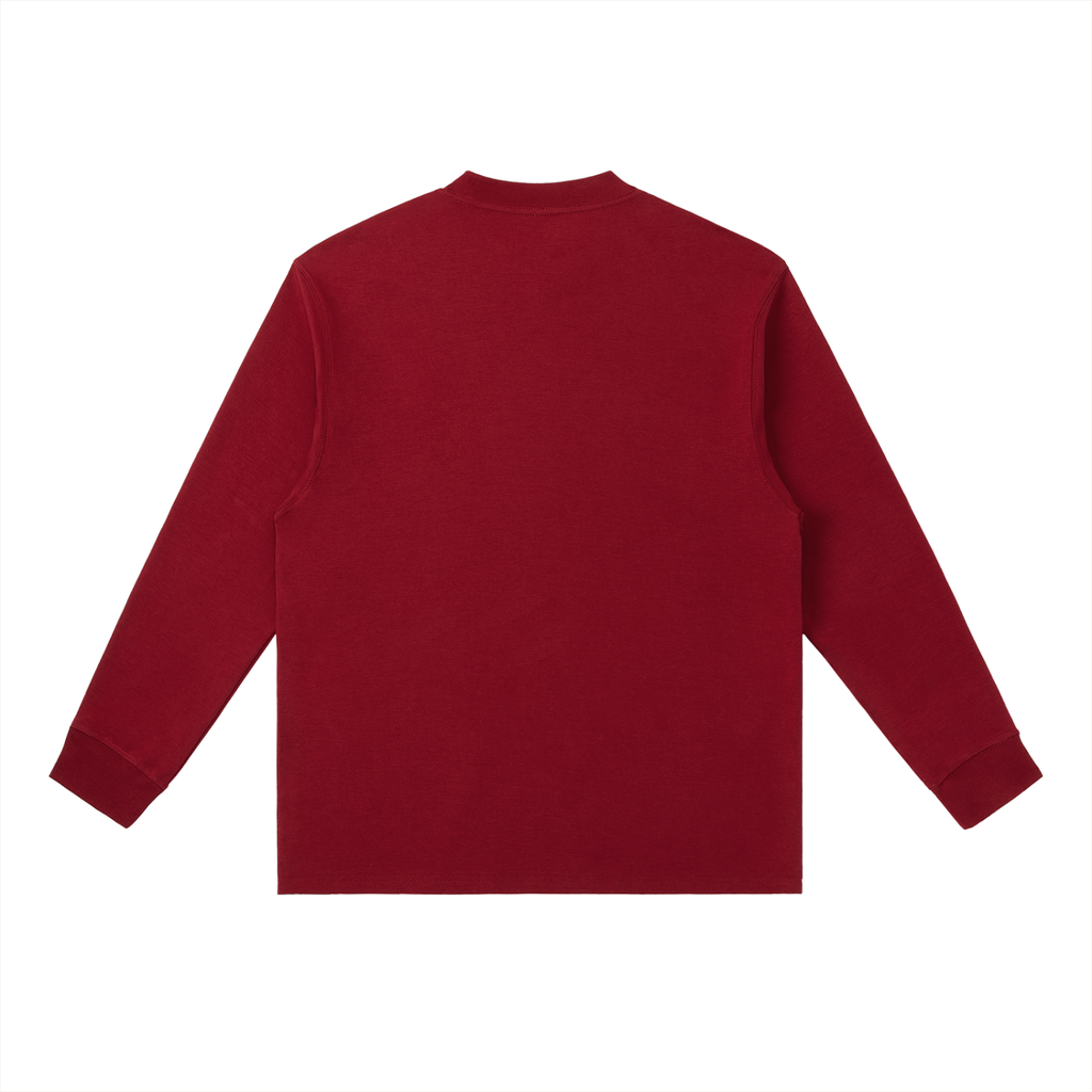 Men's "How Is This My Life" Crewneck Long-Sleeve T-Shirt