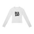 "How Is This My Life" Women’s Slim Raglan Long Sleeve T-Shirt