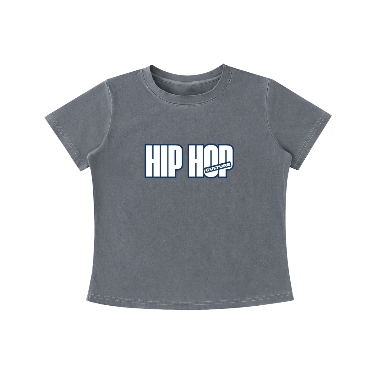 Hip Hop Culture Vintage Wash Slim Fit T-shirt: