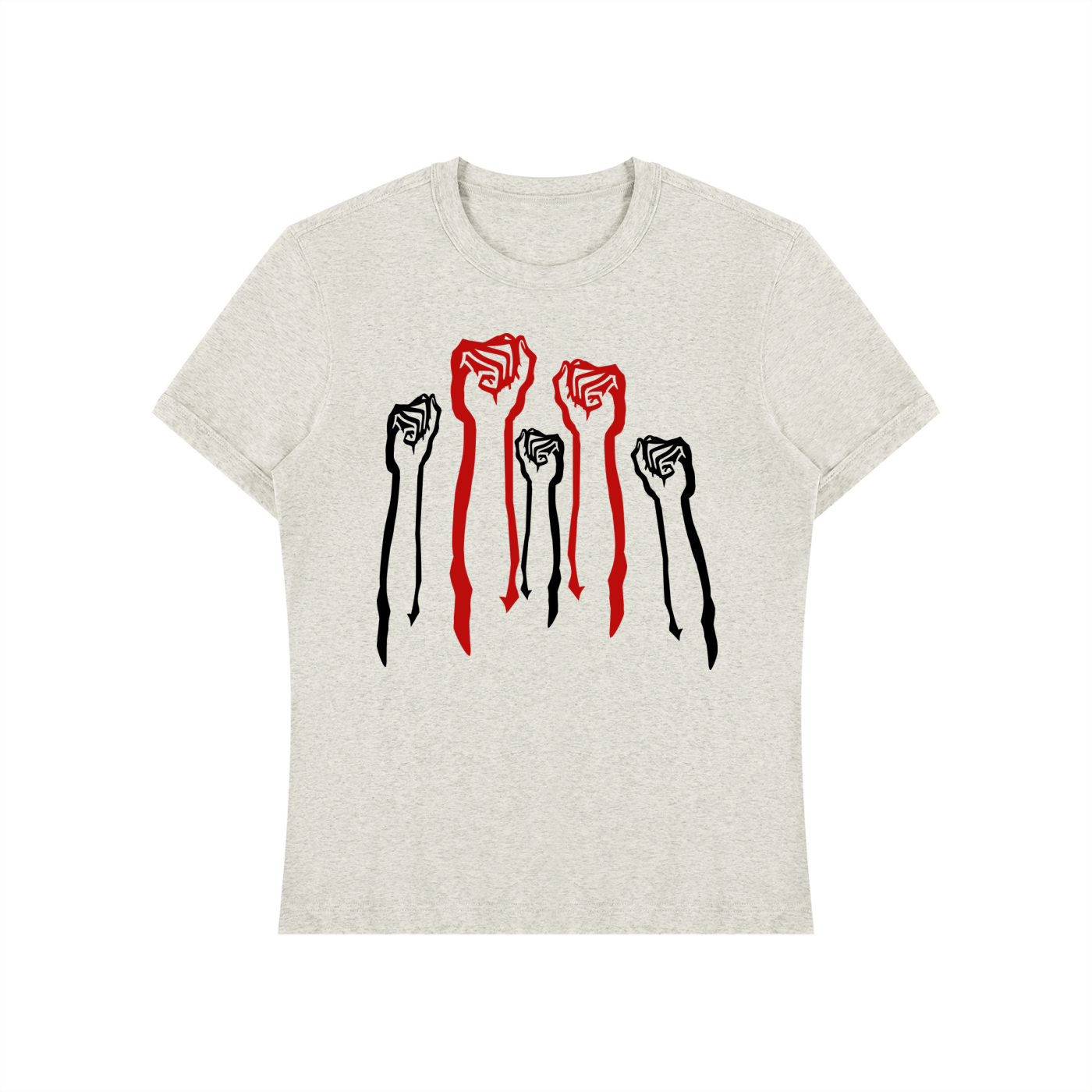 Heavyweight Slim Fit T-Shirt: raise A Fist In Unity