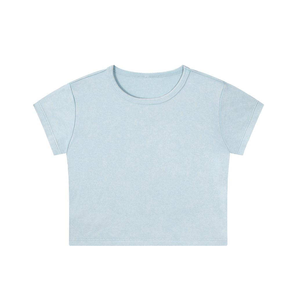 Woman's Snow Washed Crop Top