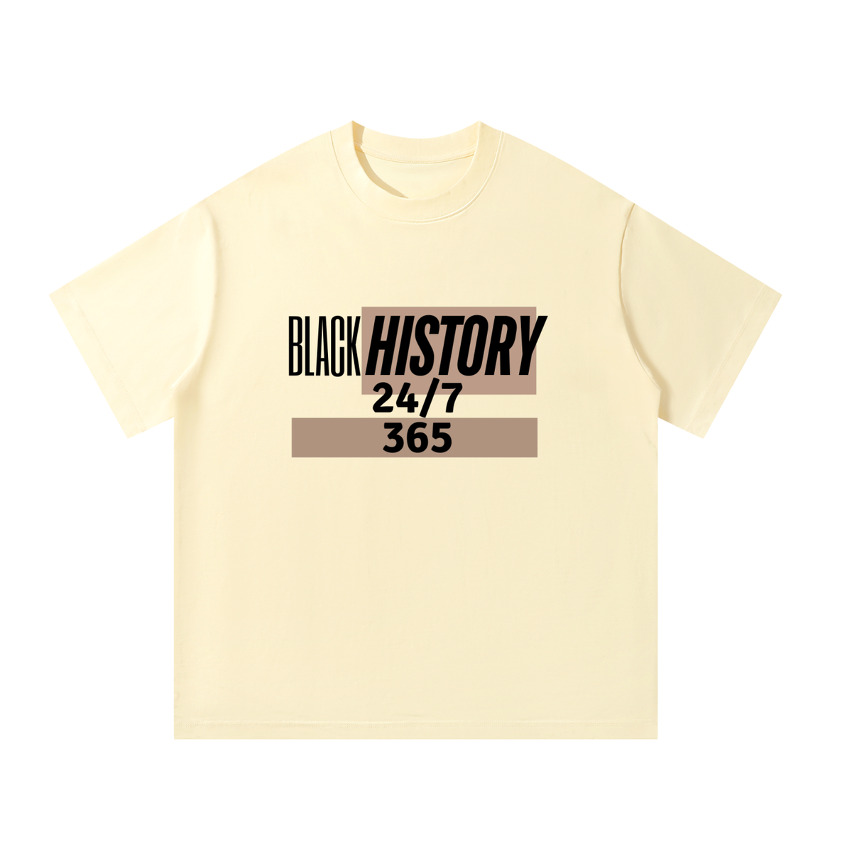 Black History 24/7  365 - Oversized T-Shirt