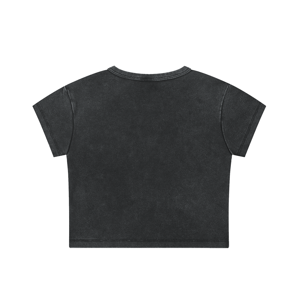 Woman's Snow Washed Crop Top