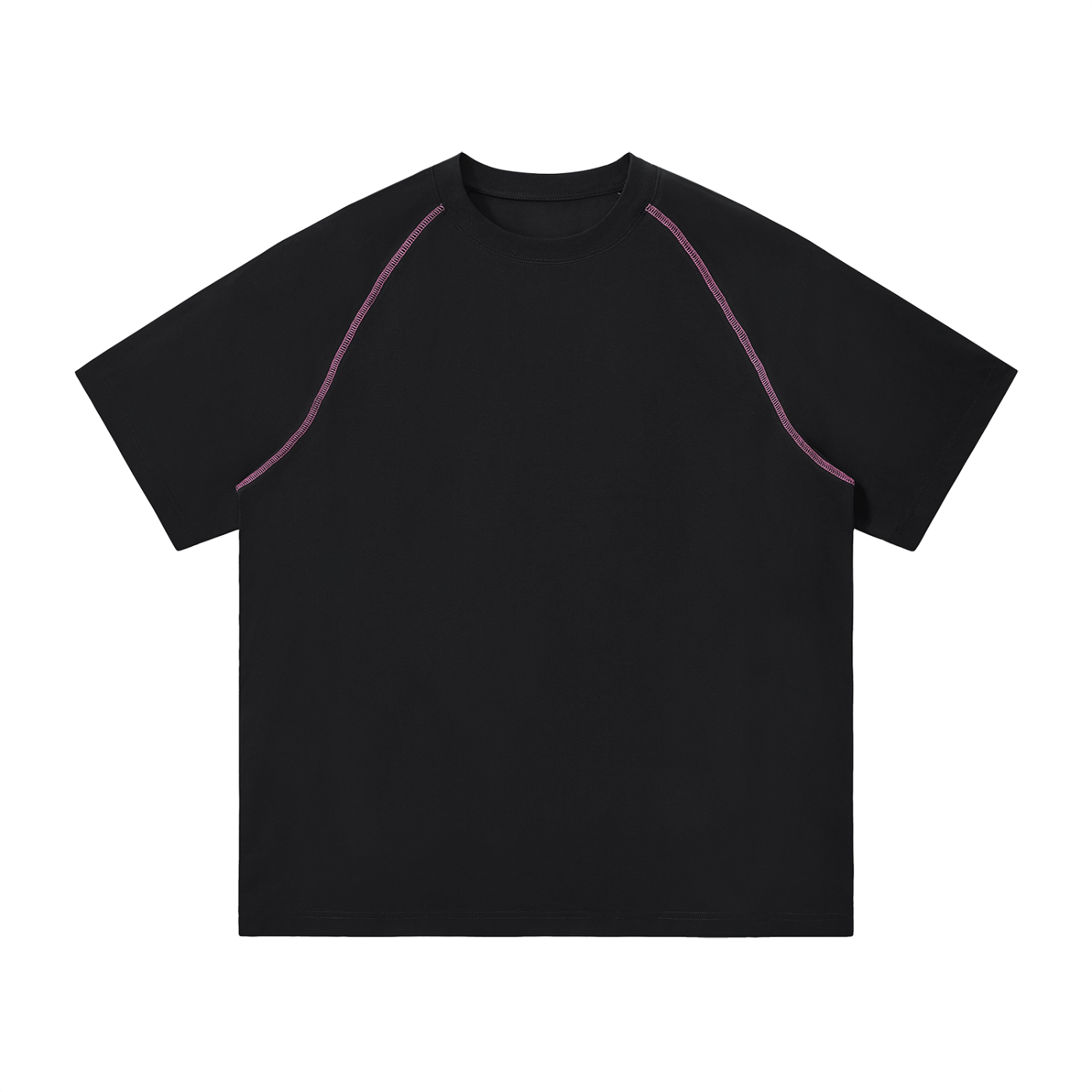 Contrast Stitch Raglan T-Shirt