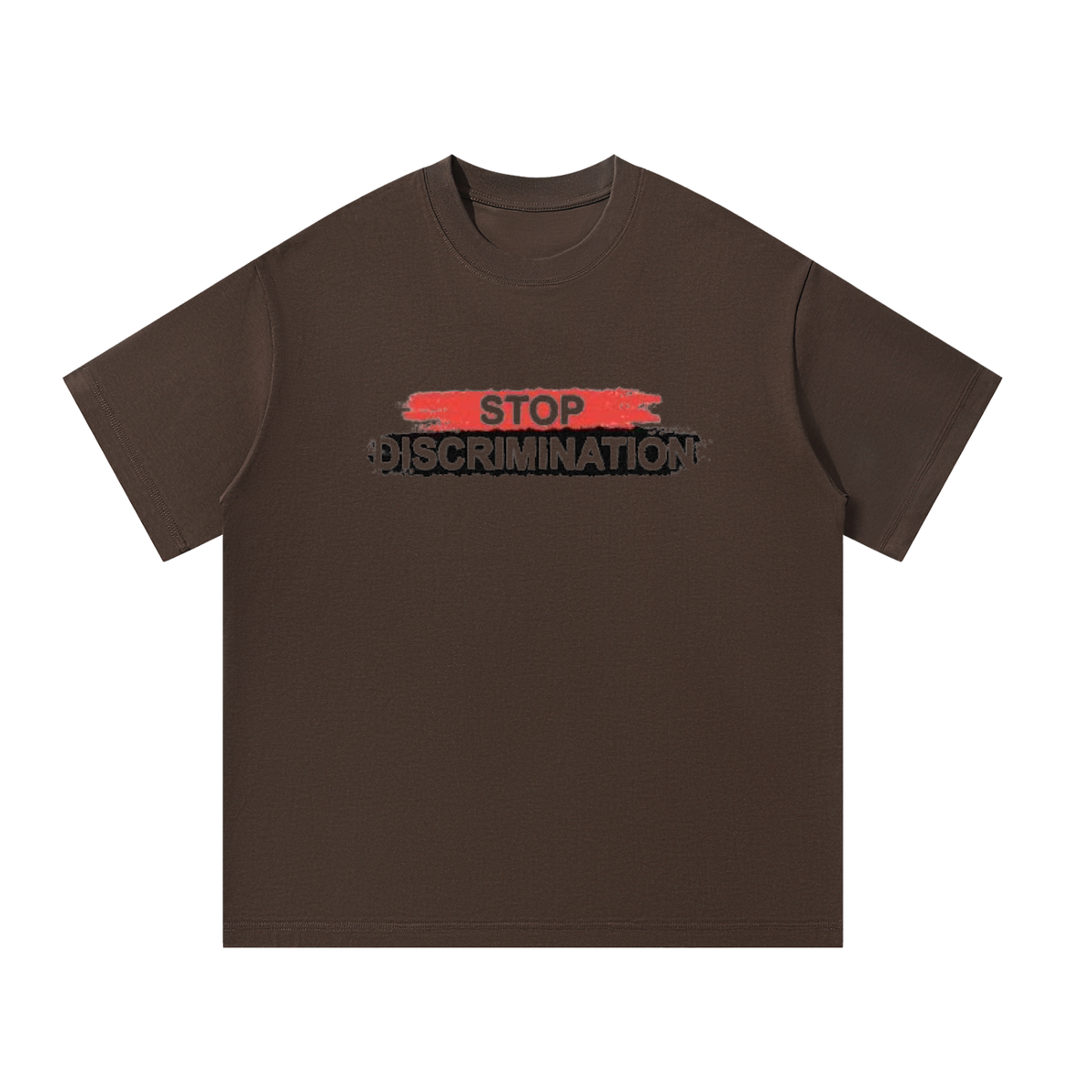 Men's Oversized T-Shirt: Stop Discrimination