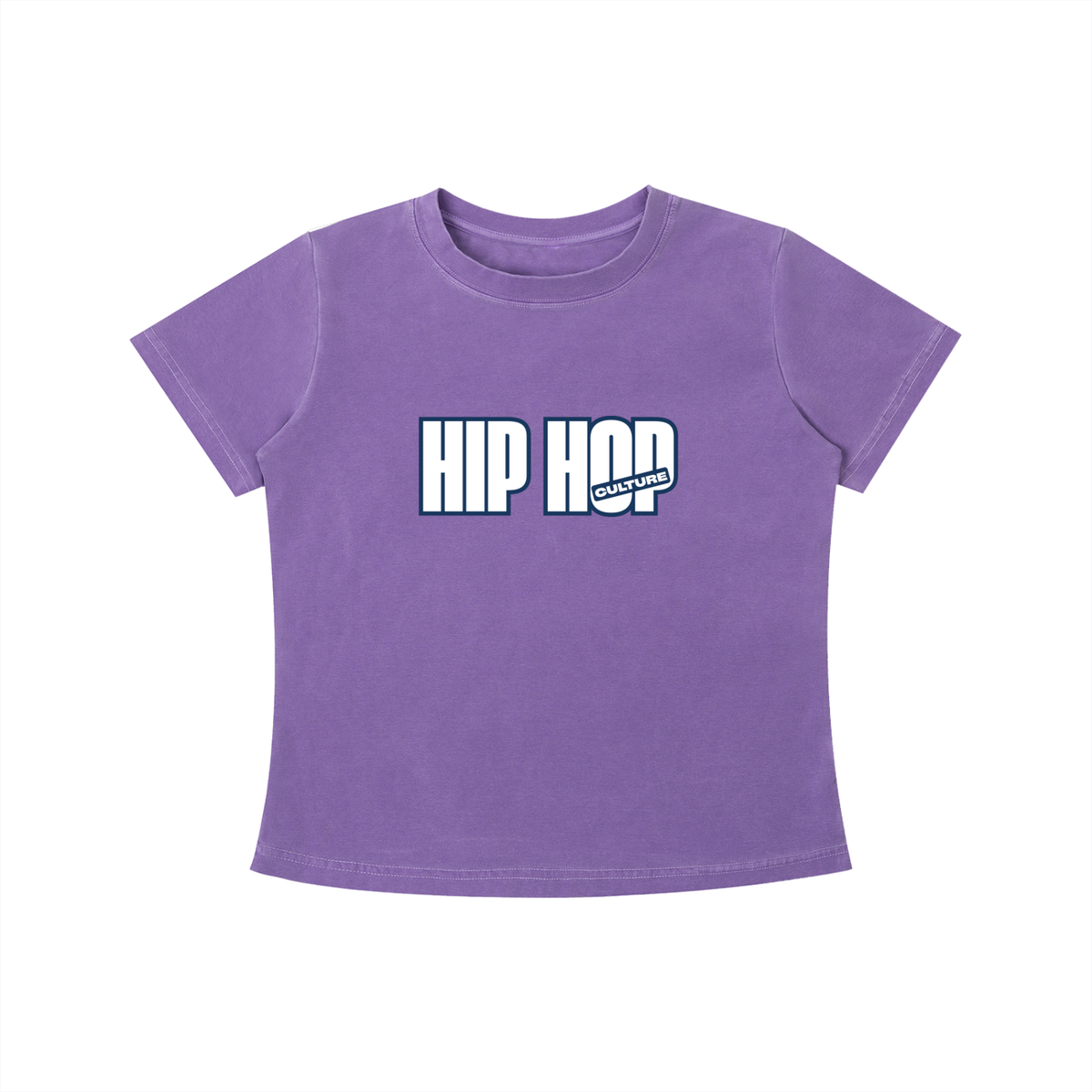 Hip Hop Culture Vintage Wash Slim Fit T-shirt: