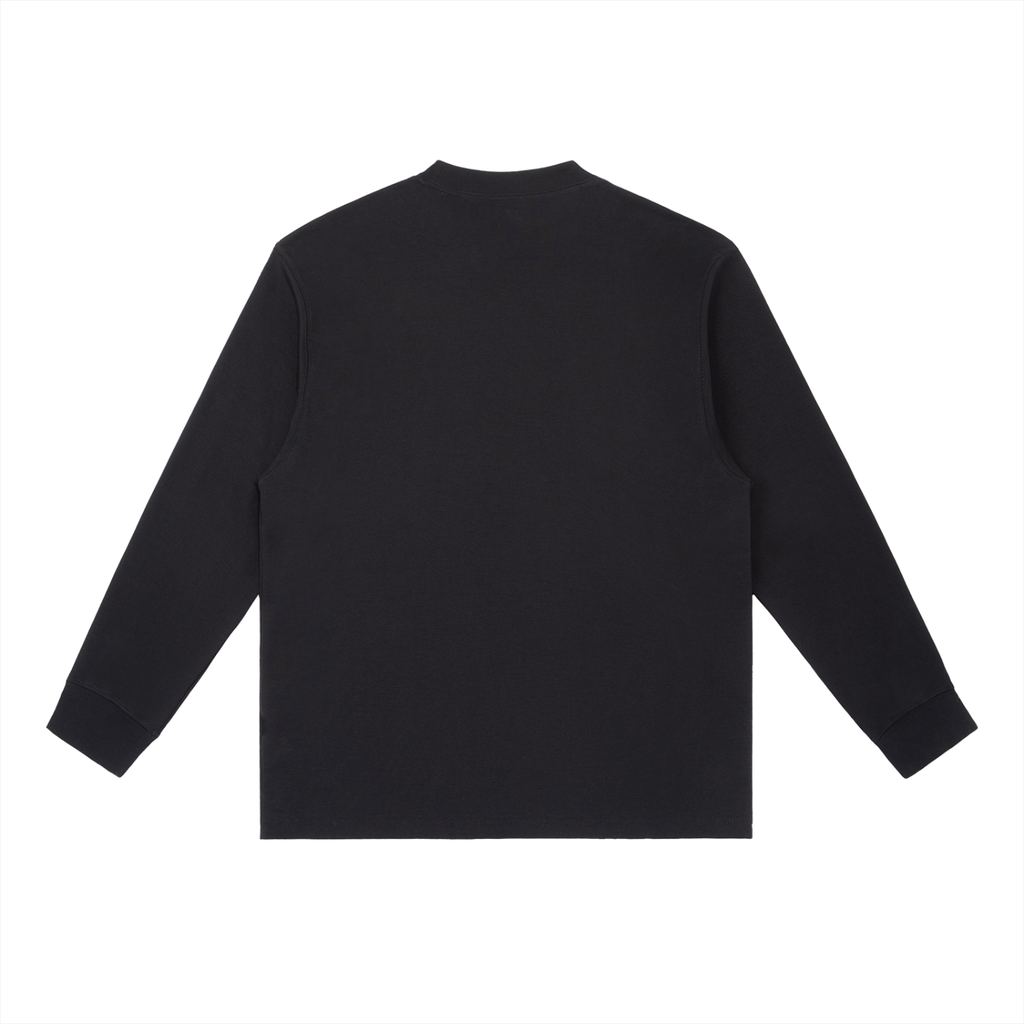 Men's "How Is This My Life" Crewneck Long-Sleeve T-Shirt