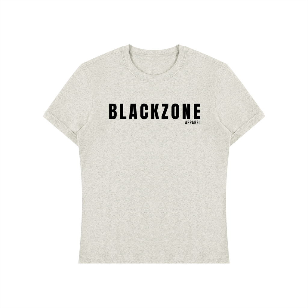 Heavyweight Slim Fit T-Shirt: Black Zone Apparel Branding