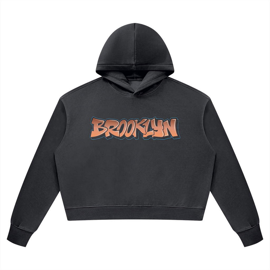 Women’s Vintage Wash Heavyweight Hoodie: Brooklyn