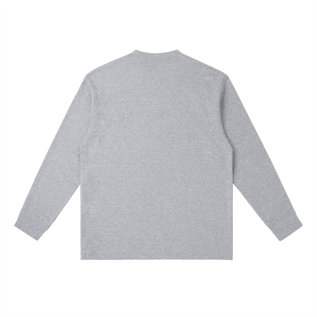 Men's "How Is This My Life" Crewneck Long-Sleeve T-Shirt