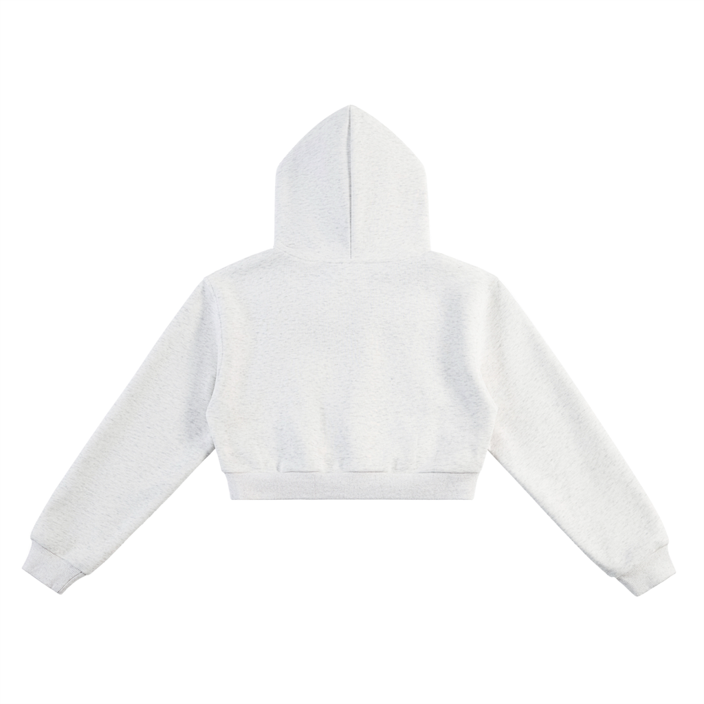 “Wine Person” Essential Cropped Hoodie – Women’s 350 GSM Graphic Streetwear