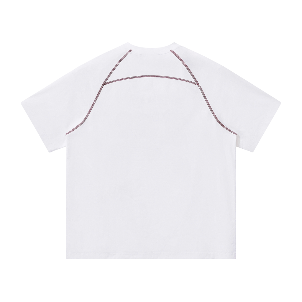Contrast Stitch Raglan T-Shirt
