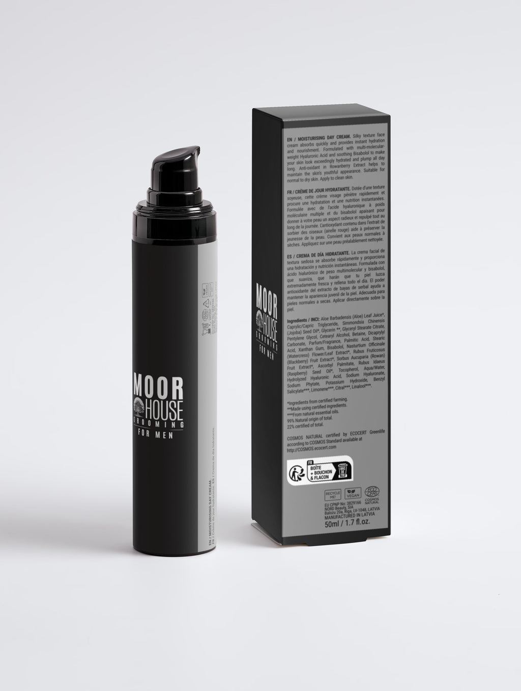 Moor House Grooming For Men Premium Moisturising Day Cream