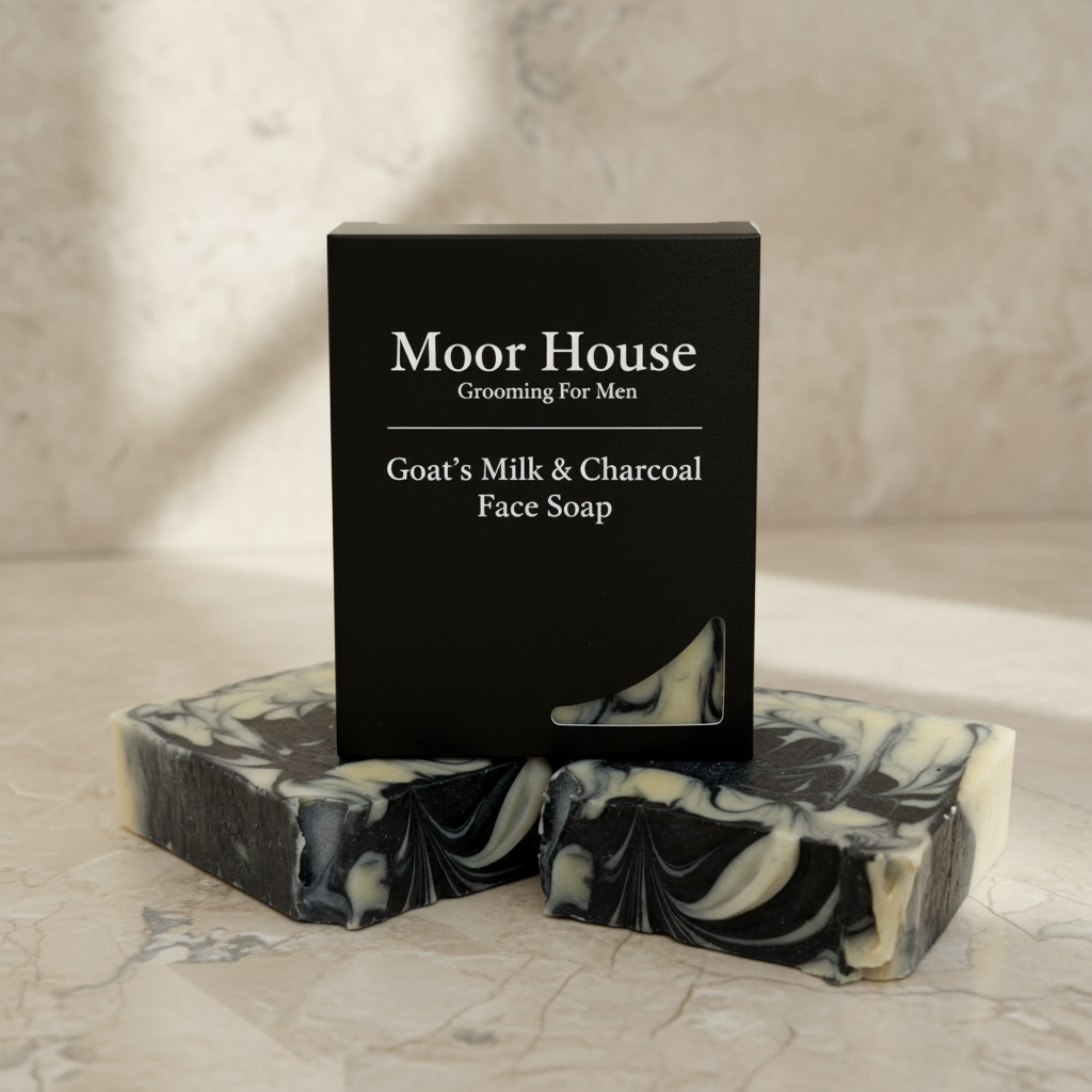 Natural Goat's Milk & Charcoal Face Soap