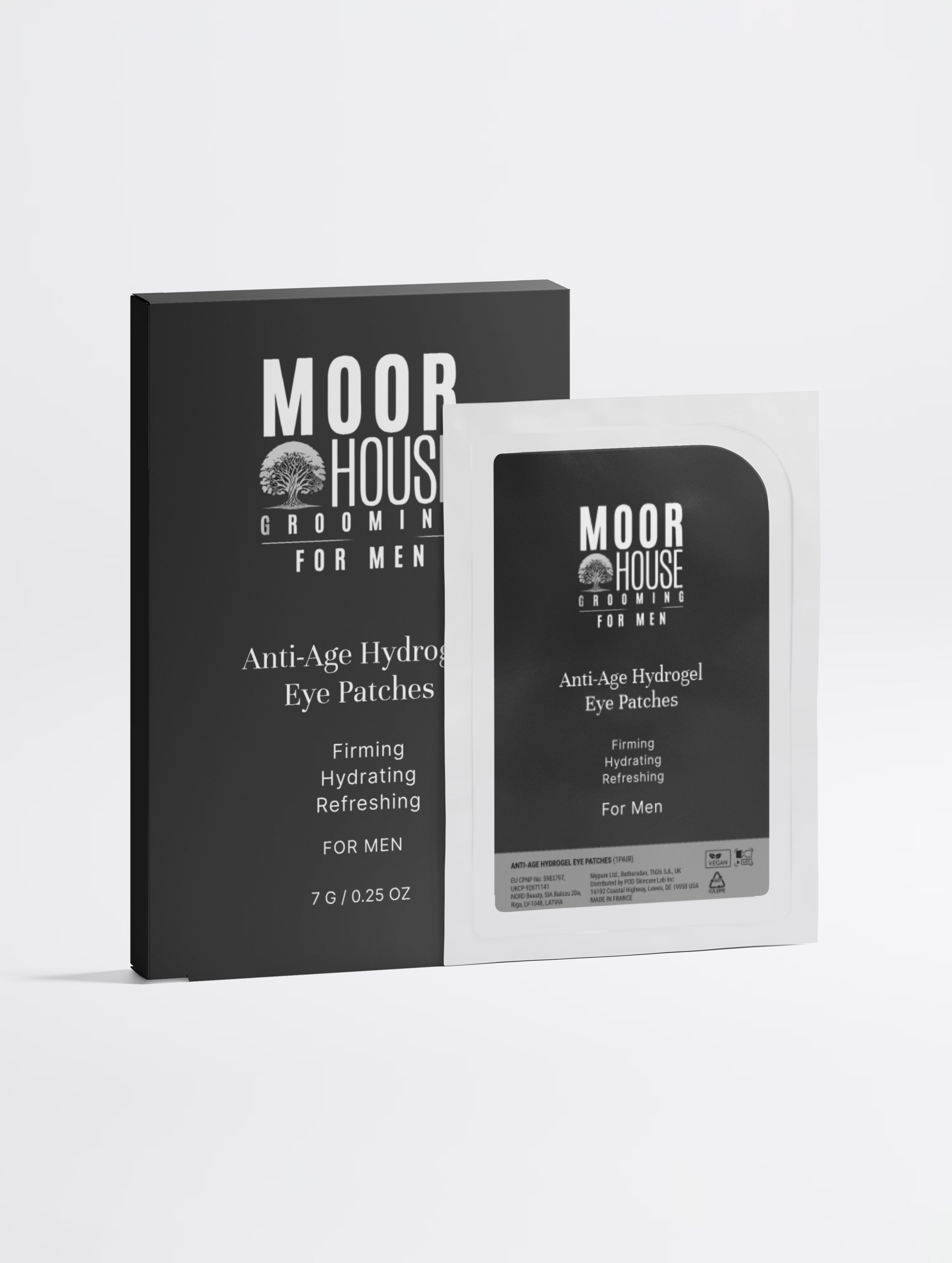 Moor House Grooming For Men Premium Anti-Age Hydrogel Eye Patches