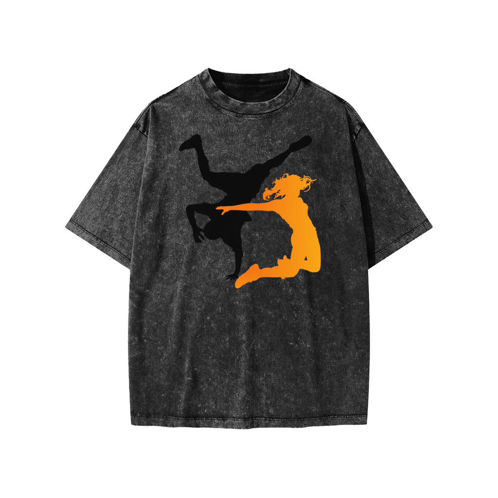 Boys Dancers Snow Washed Kids' T-Shirt