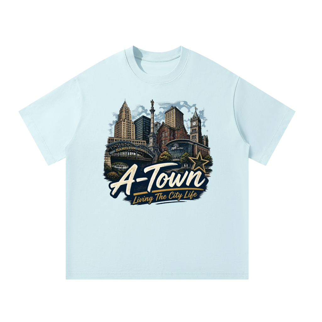 Men's Oversized T-Shirt: A-Town: Living The City Life