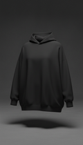 Matte Black Oversized Hoodie