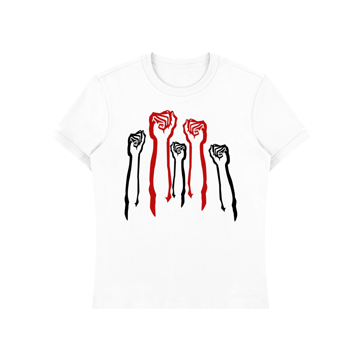 Heavyweight Slim Fit T-Shirt: raise A Fist In Unity