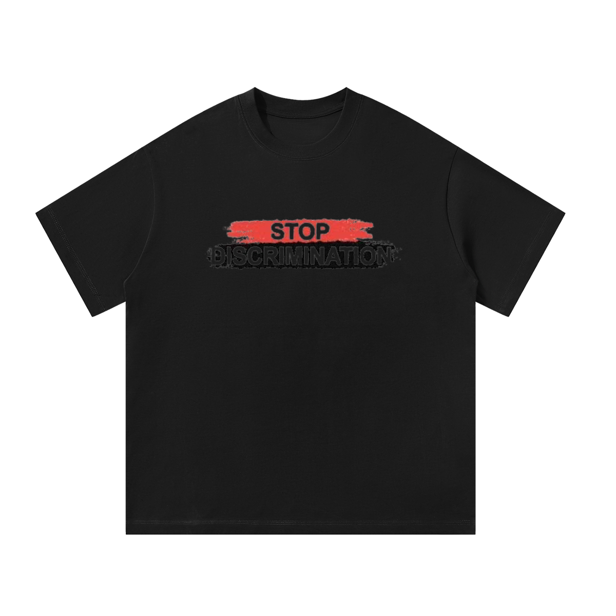 Men's Oversized T-Shirt: Stop Discrimination