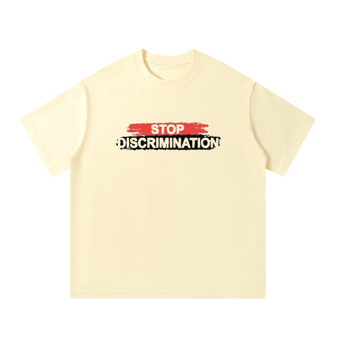 Men's Oversized T-Shirt: Stop Discrimination
